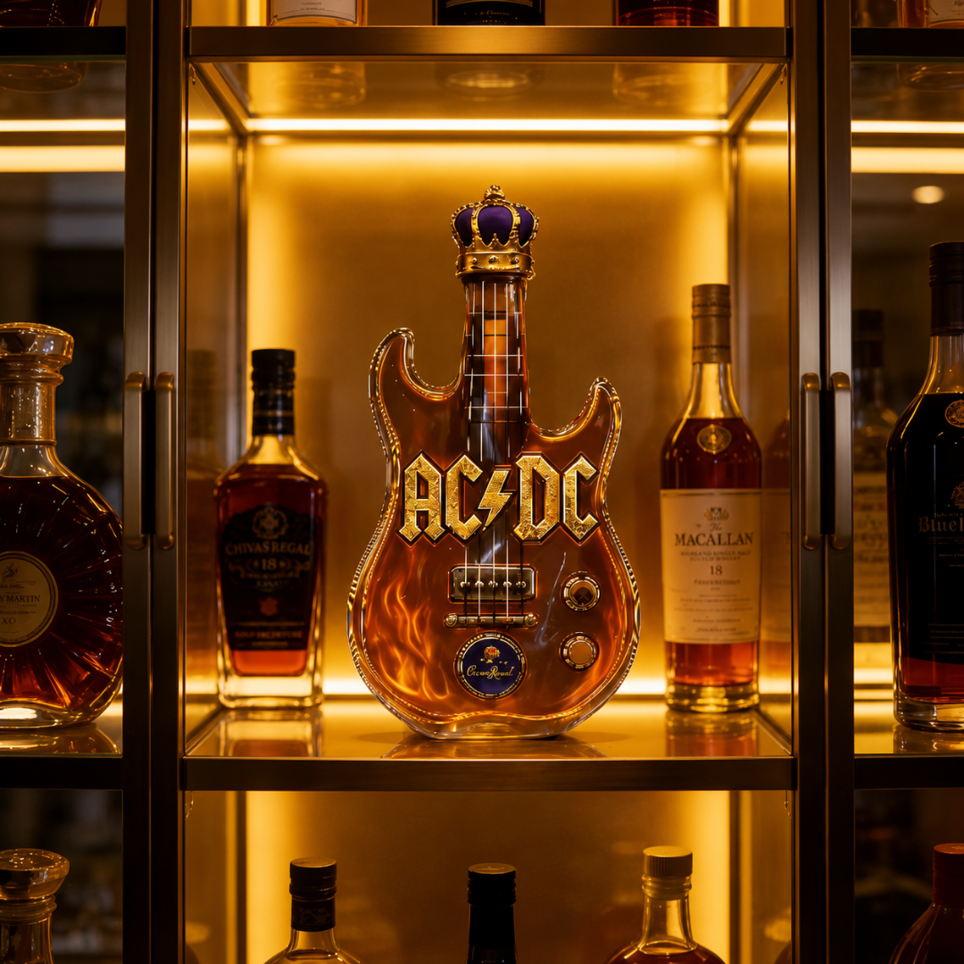 Botella de whisky - Edición Guitarra