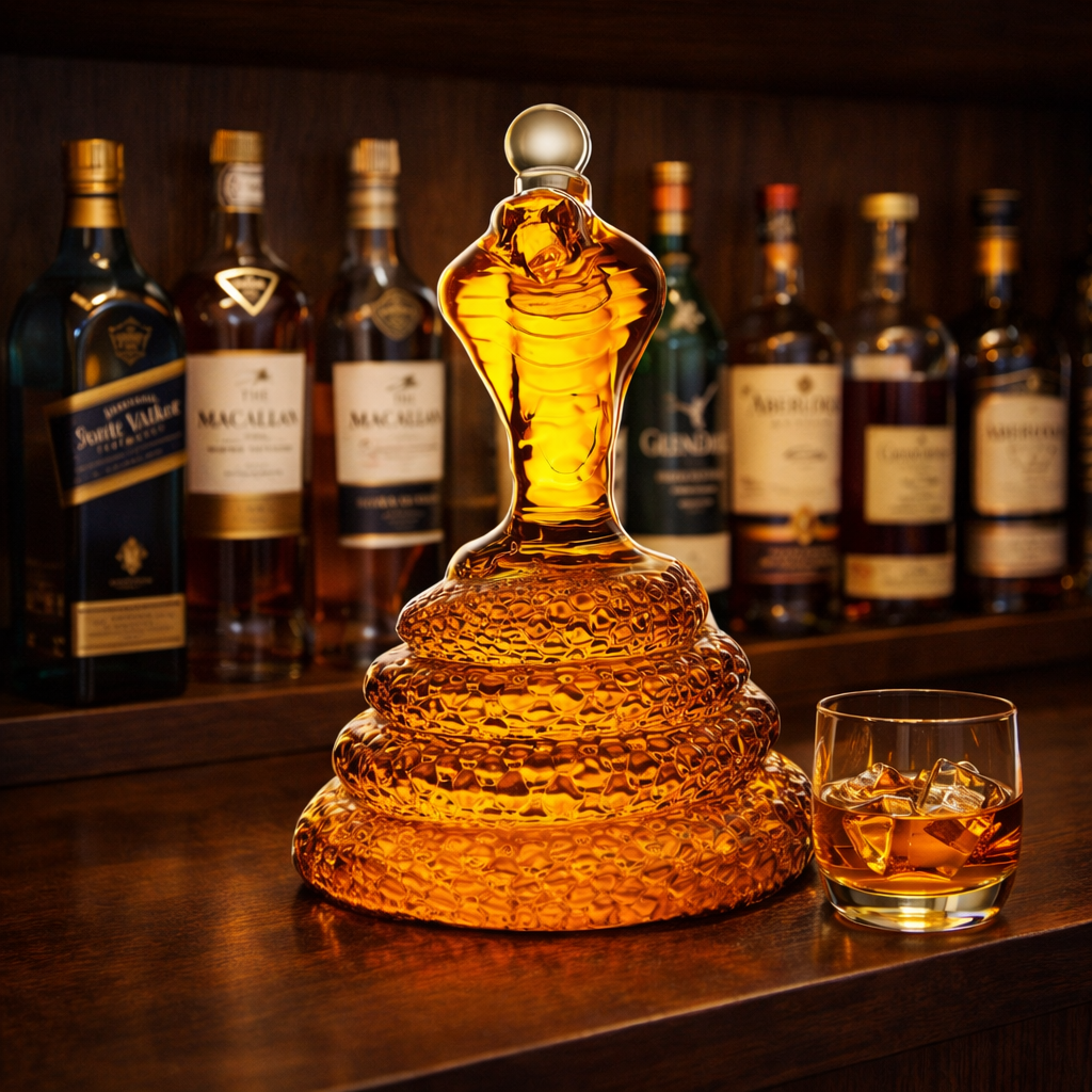 Botella de whisky - Edición Cobra