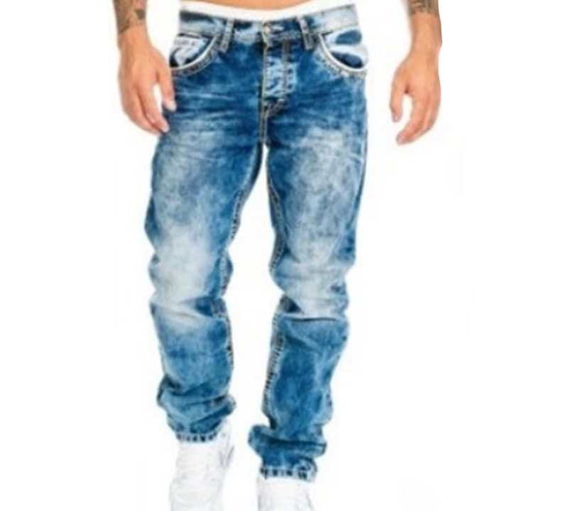 Vaqueros elásticos creativos para hombre, de estilo minimalista, ideales para el verano, estilo emo