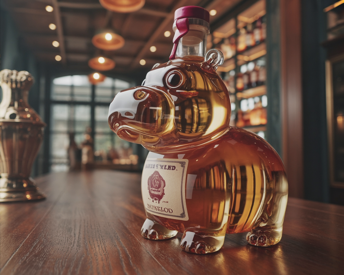 Botellas de whisky - Edición Hippo