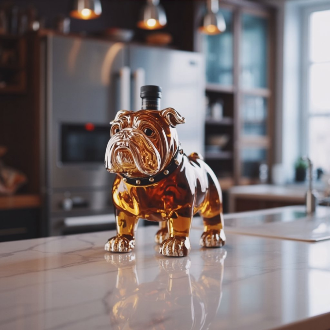 Botella de whisky - Edición Bulldog