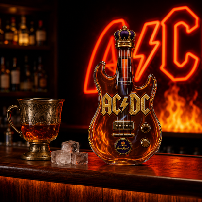 Botella de whisky - Edición Guitarra