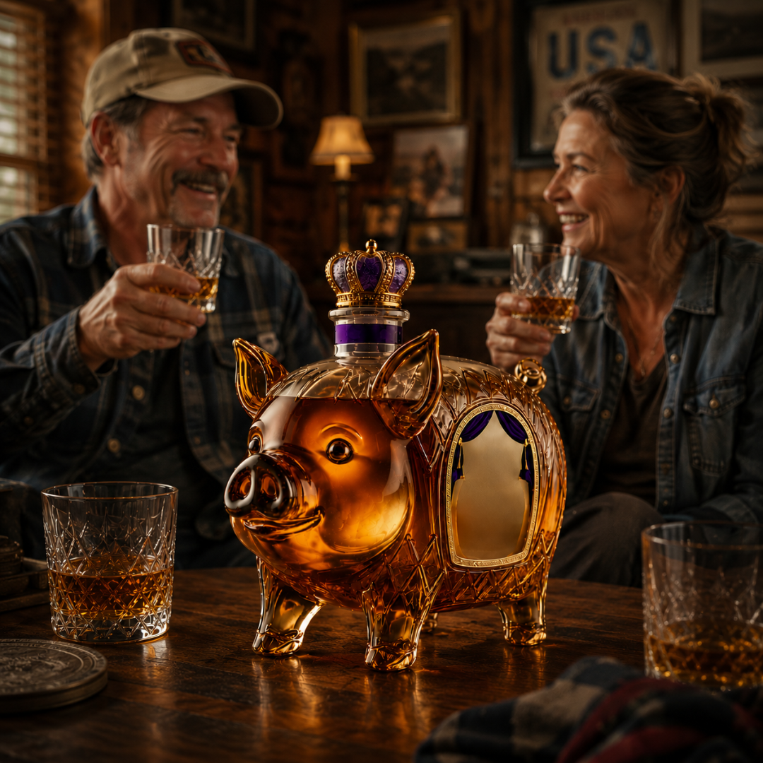 Botella de whisky - Edición «Pork»