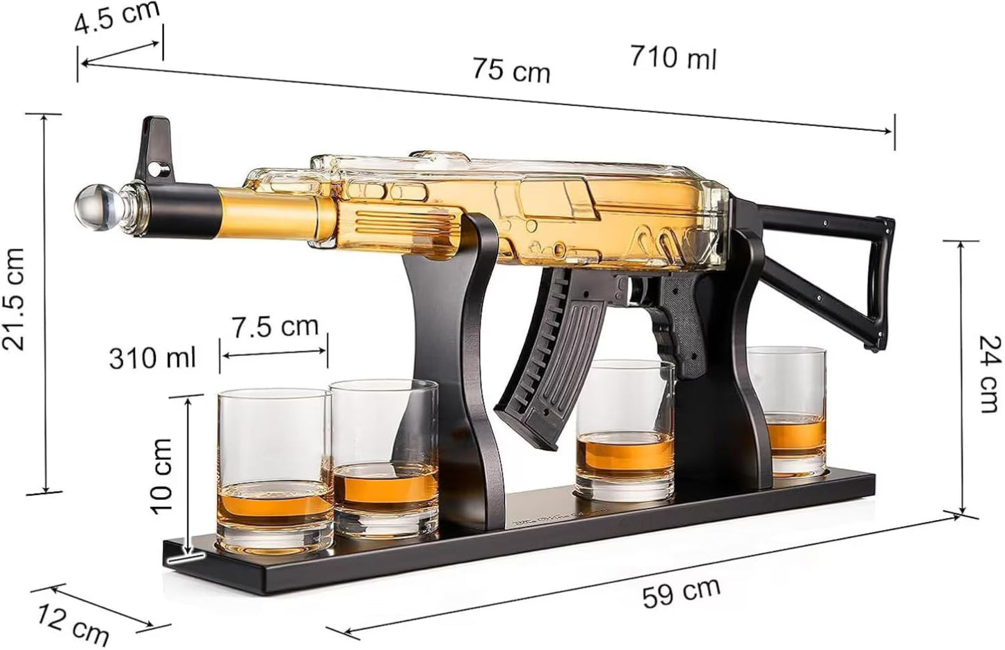 Botella de whisky - Edición AK-47