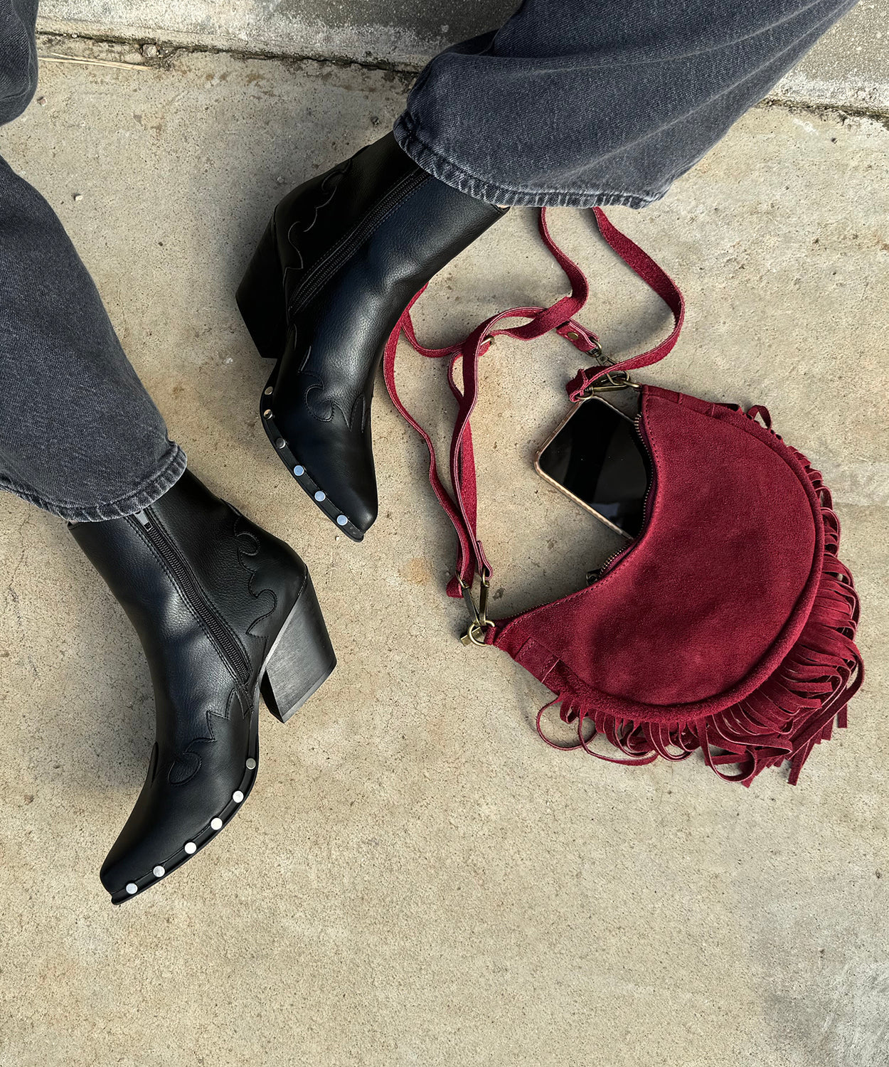 Botas cortas con Tachuelas