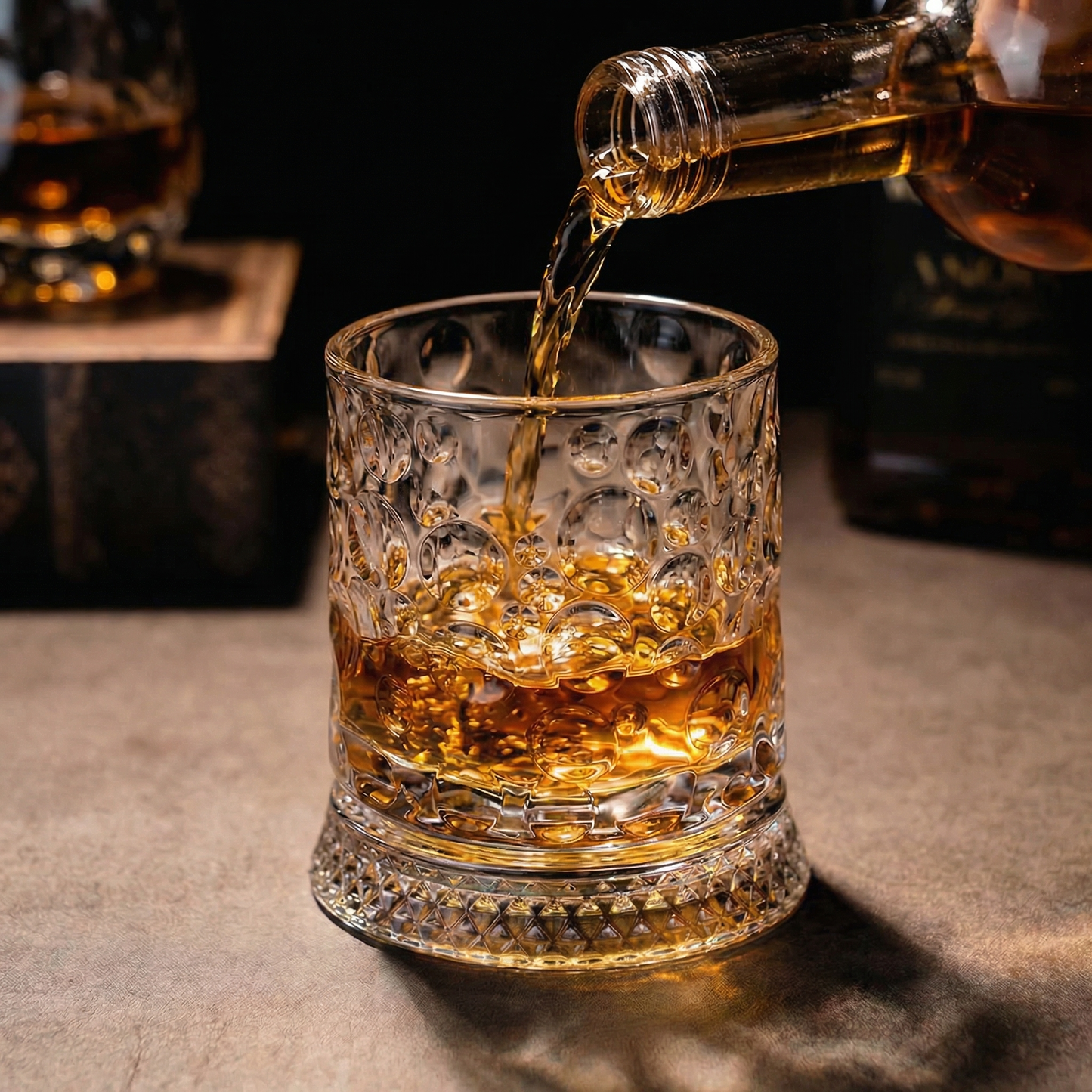 Botella de whisky Harley davidson+ Baso GRATIS
