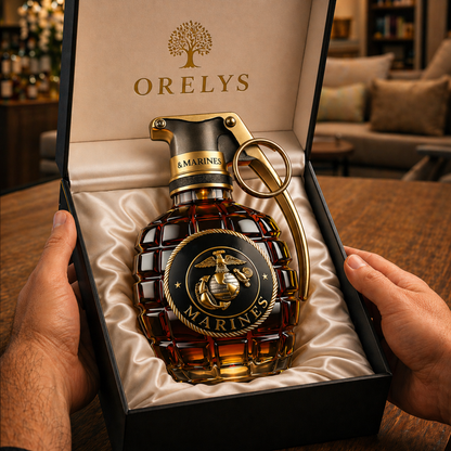 Botella de whisky - Edición Granate