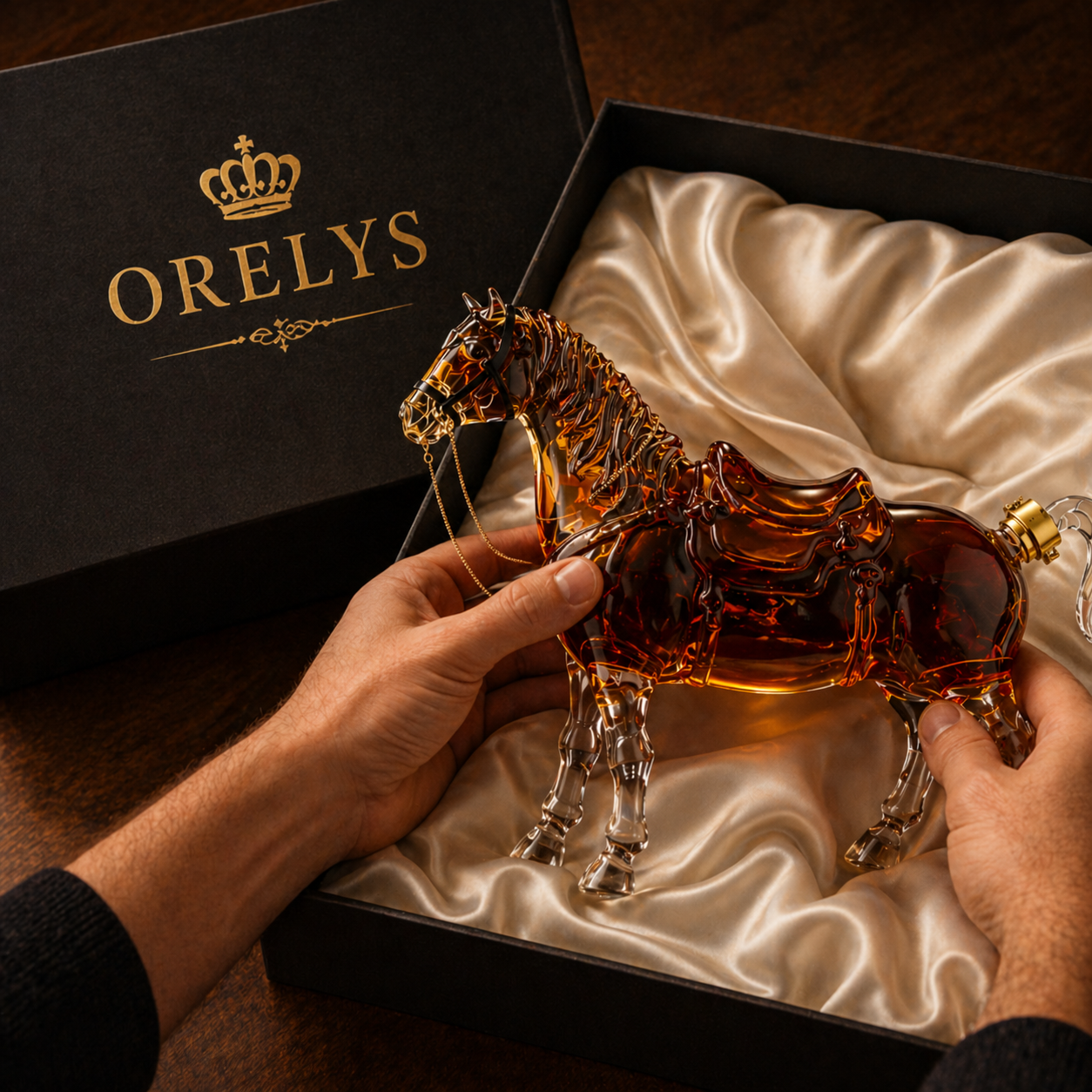 Botella de whisky - Edición equina
