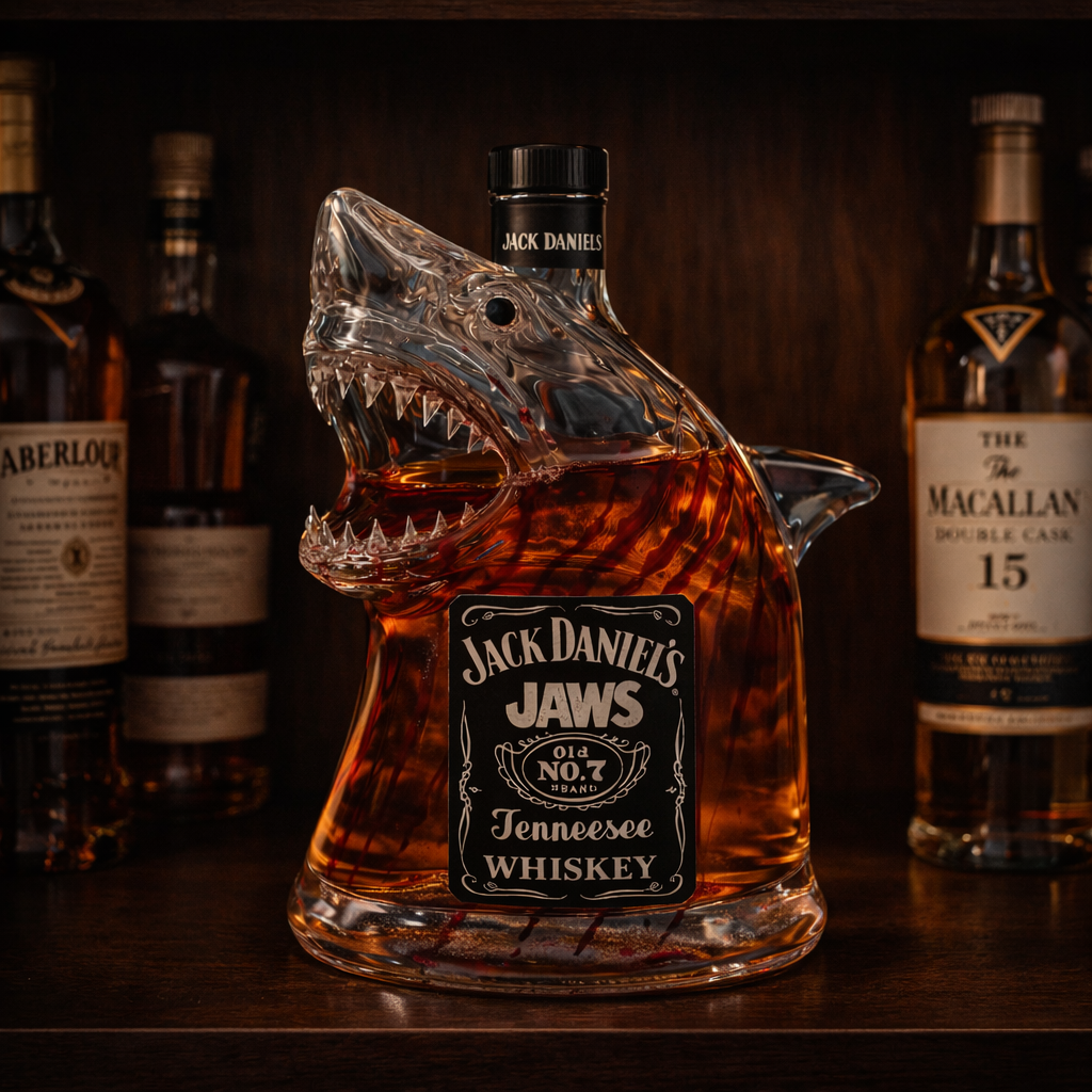 Botellas de whisky - Edición Tiburón