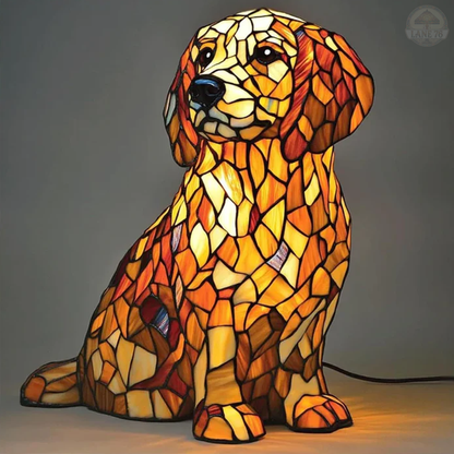 Figura de Lily, la golden retriever espiritual.