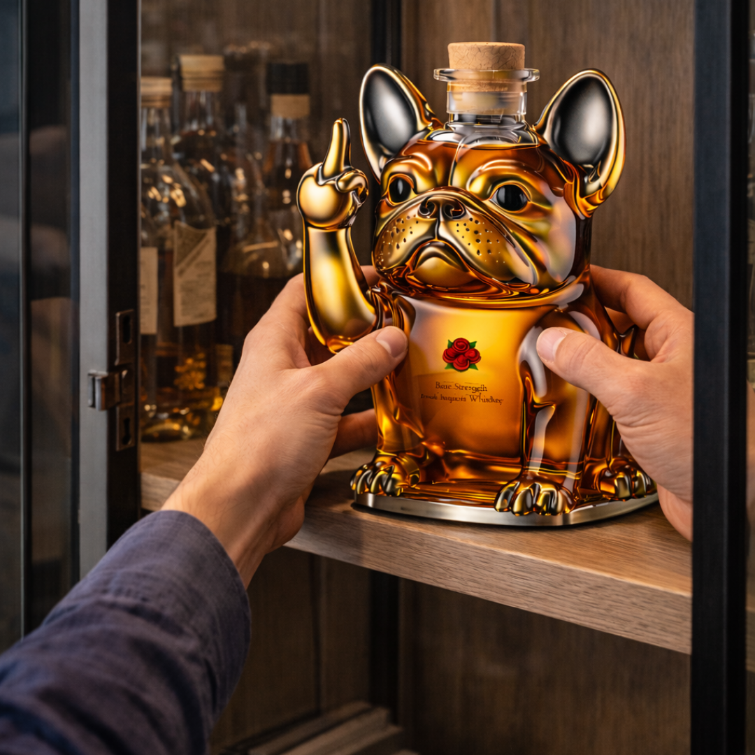 Botellas de whisky - Edición para perros