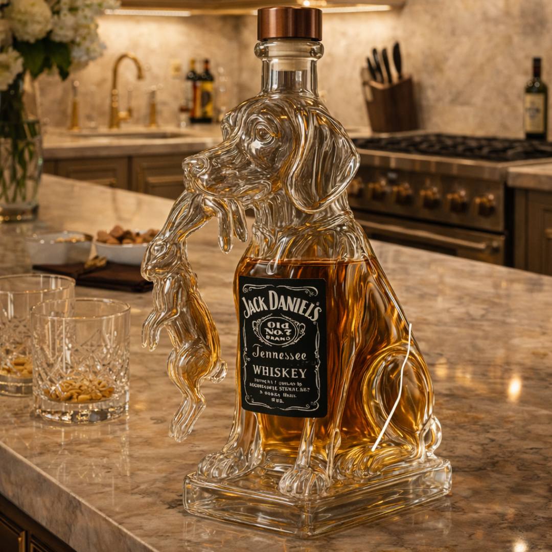 Botellas de whisky - Edición para perros