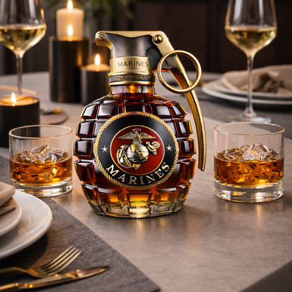 Botella de whisky - Edición Granate