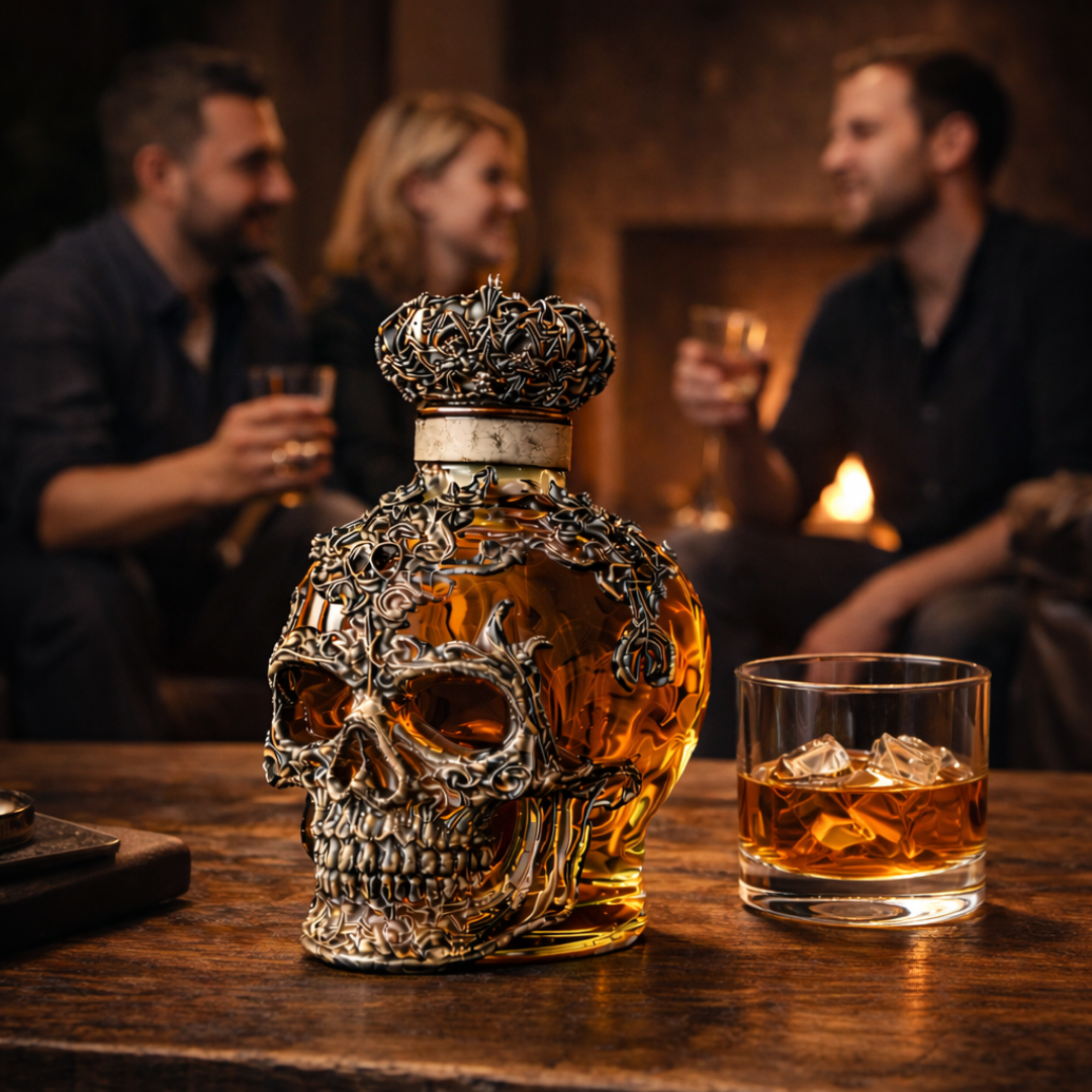 Botella de whisky - Edición Calaveras
