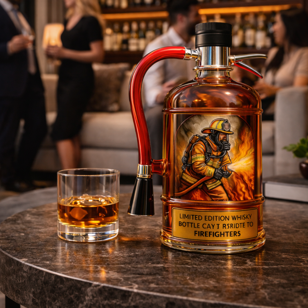 Botellas de whisky Extintor
