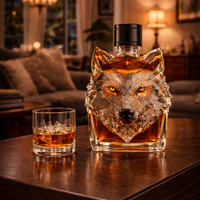 Botellas de whisky - Edición Lobo