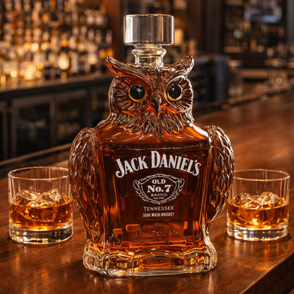 Botella de whisky - Edición Búho