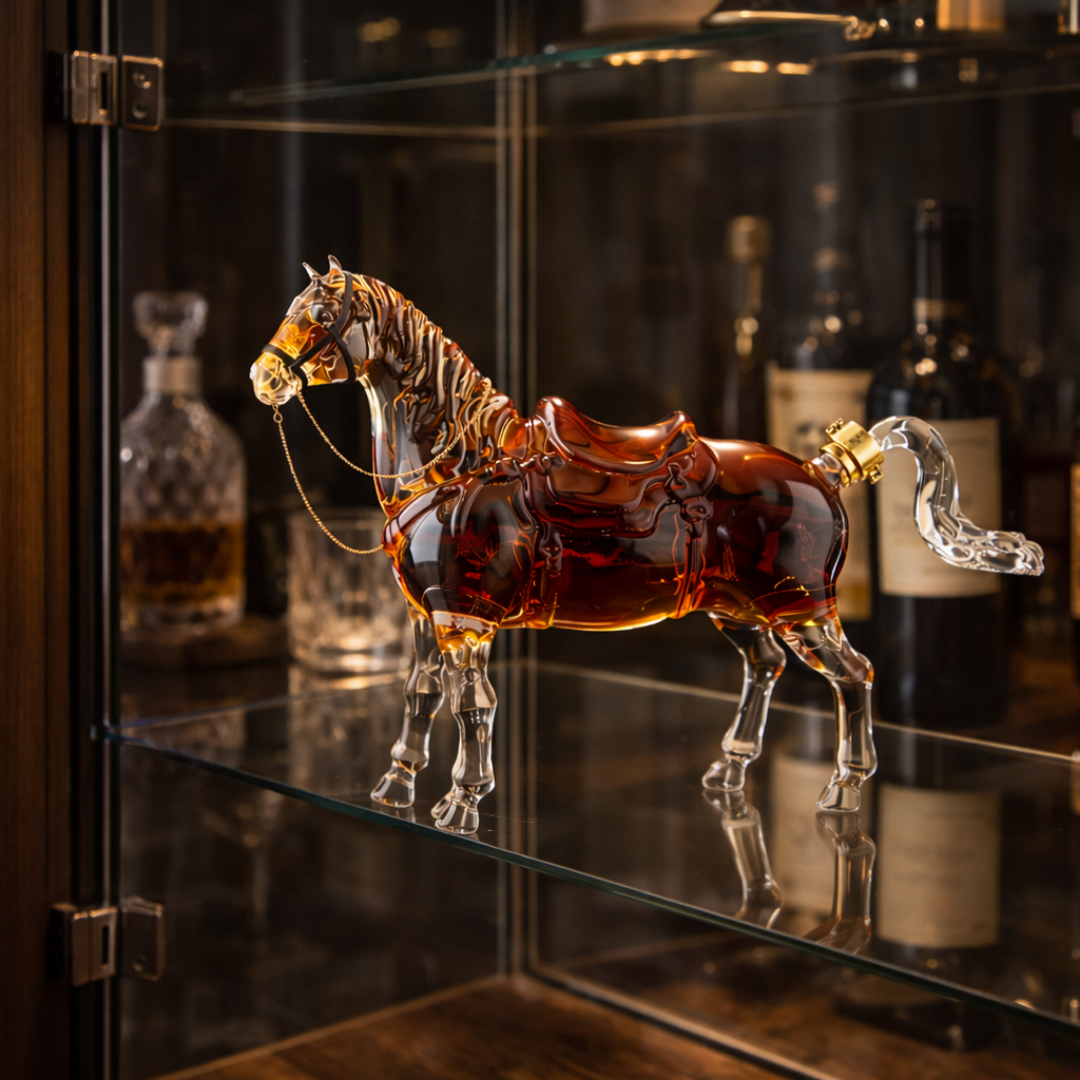 Botella de whisky - Edición Caballo