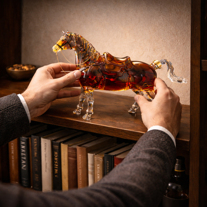 Botella de whisky - Edición Caballo