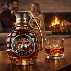 Botella de whisky - Edición Granate