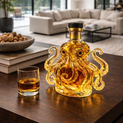 Botellas de whisky - Edición Pulpo