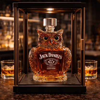 Botella de whisky - Edición Búho