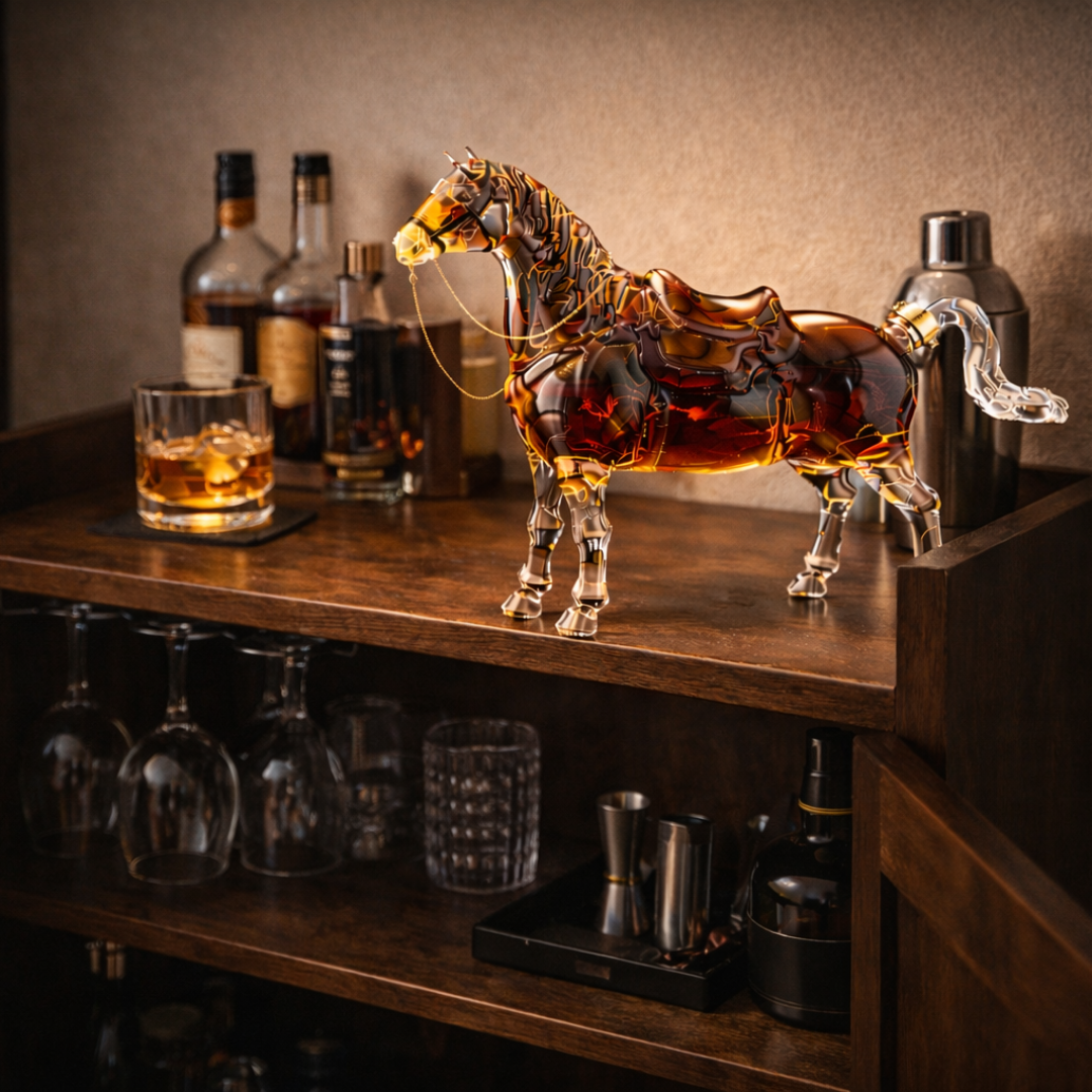 Botella de whisky - Edición Caballo