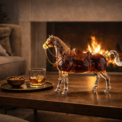 Botella de whisky - Edición Caballo