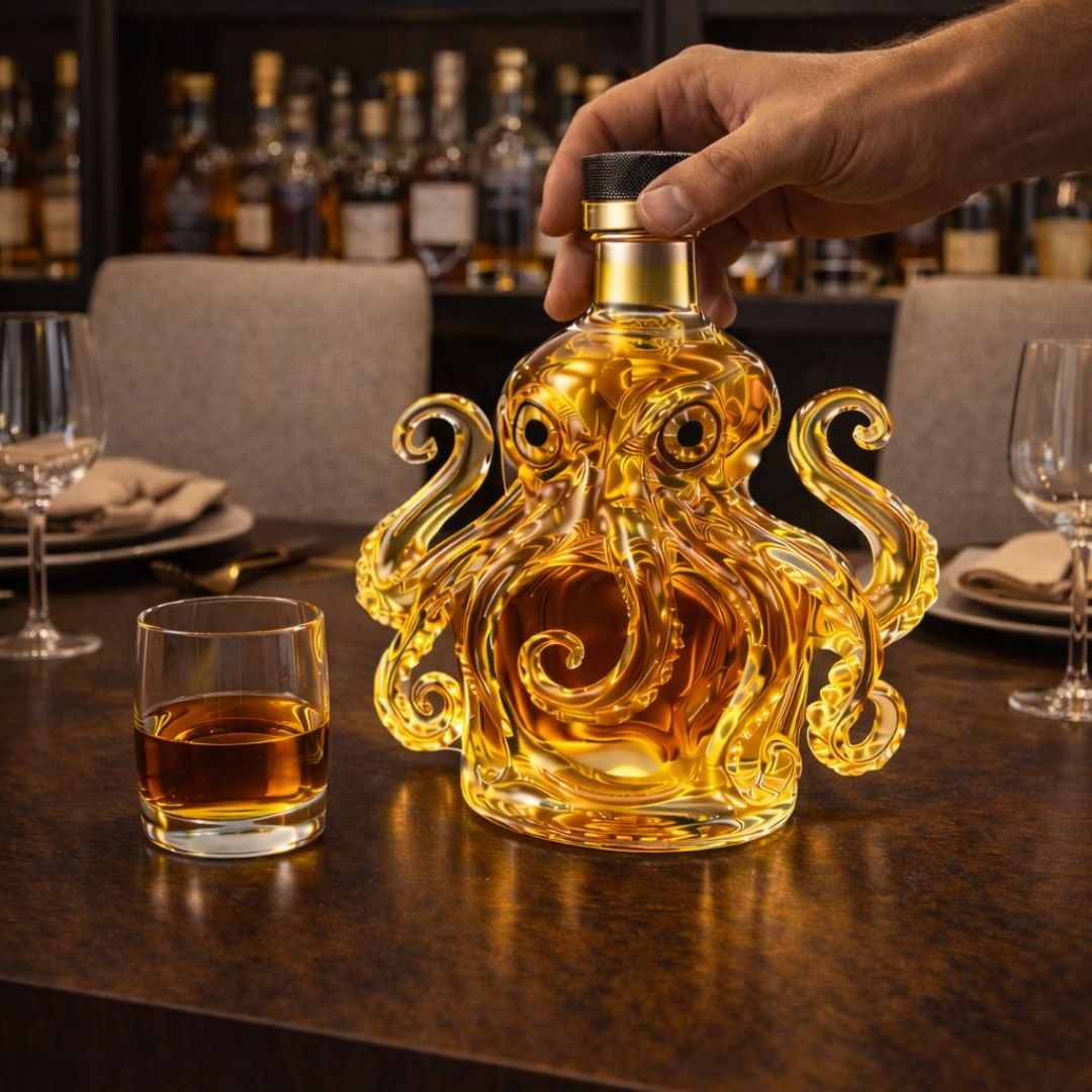 Botellas de whisky - Edición Pulpo