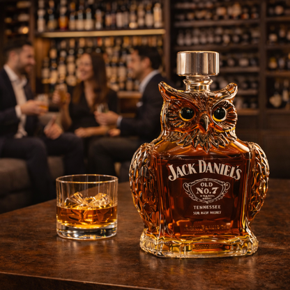 Botella de whisky - Edición Búho