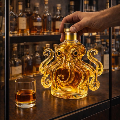 Botellas de whisky - Edición Pulpo