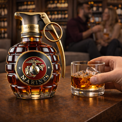 Botella de whisky - Edición Granate