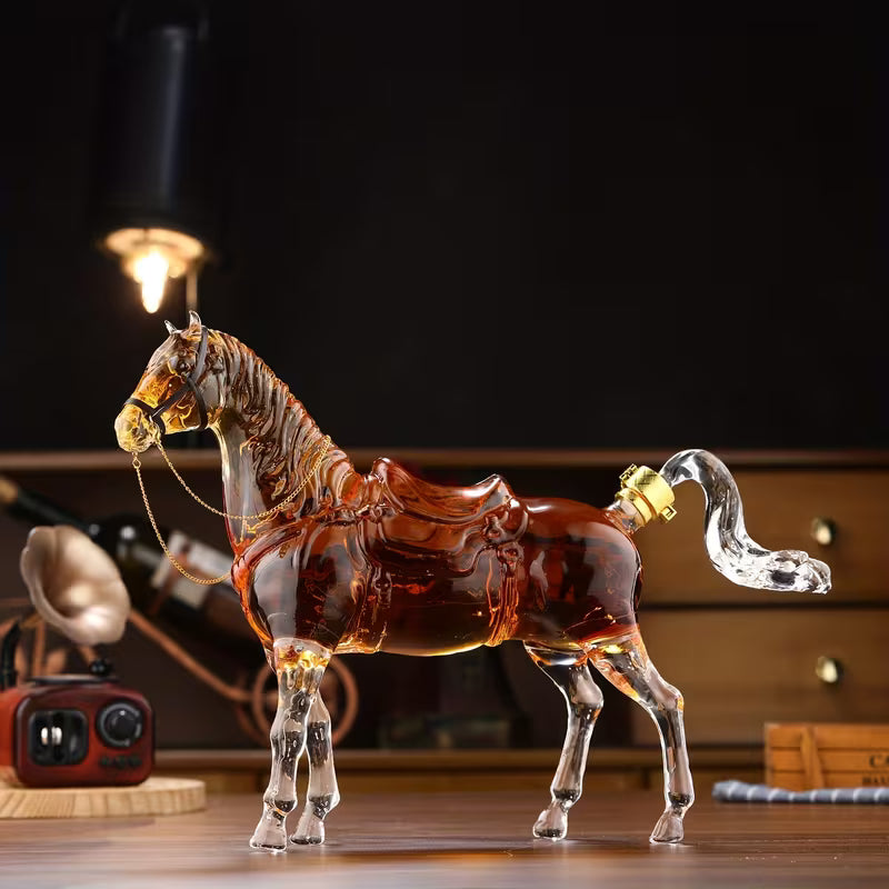 Botella de whisky - Edición Caballo