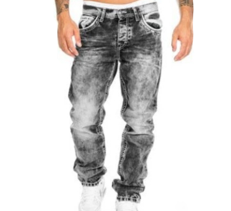 Vaqueros elásticos creativos para hombre, de estilo minimalista, ideales para el verano, estilo emo