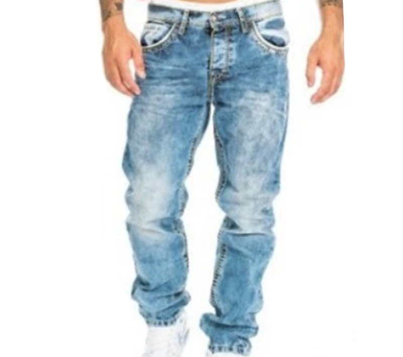 Vaqueros elásticos creativos para hombre, de estilo minimalista, ideales para el verano, estilo emo